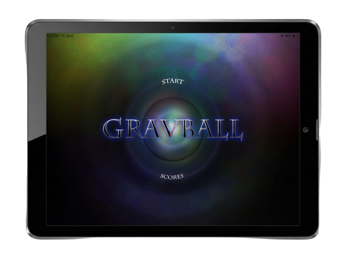 Gravball HD — screen 1 — iOS — iPad Game app built by Moblicode