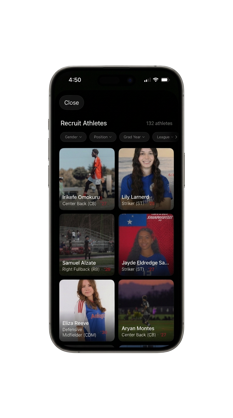 RFX — RecruitFluency — screen 1 — iOS & Android app built by Moblicode