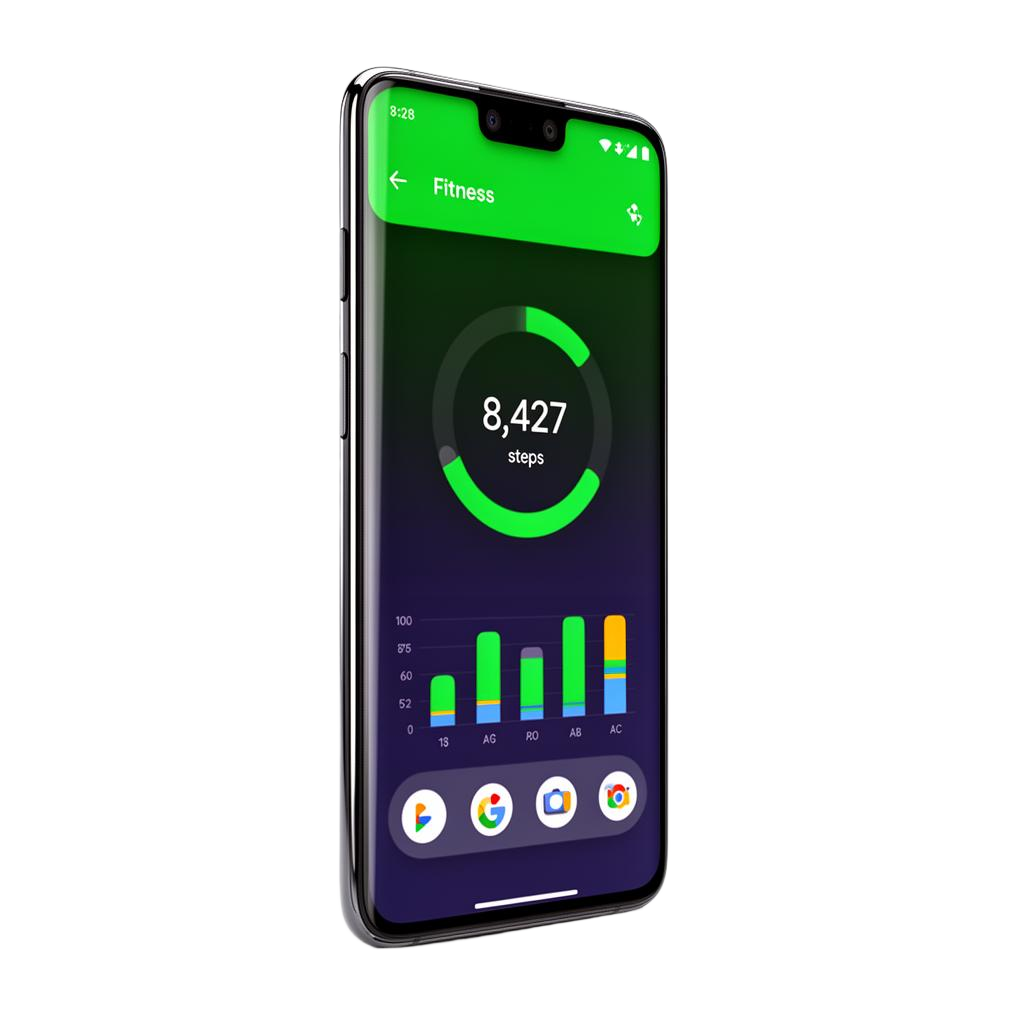 Polished Android Pixel phone showing a native Android app built by Moblicode